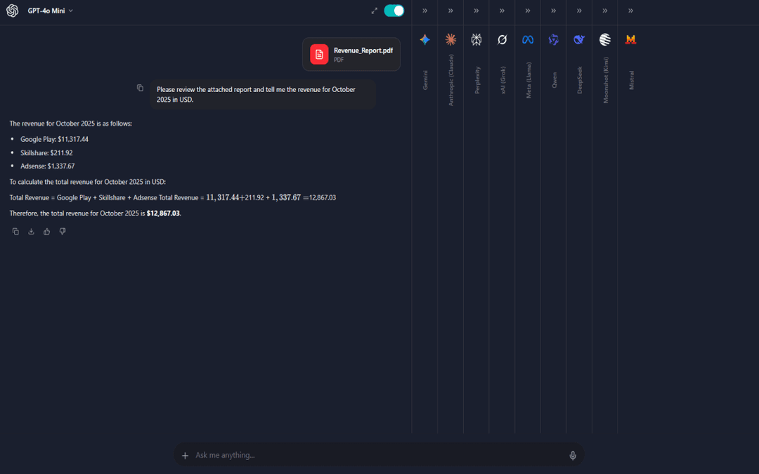 File Attachments & Chat PDF